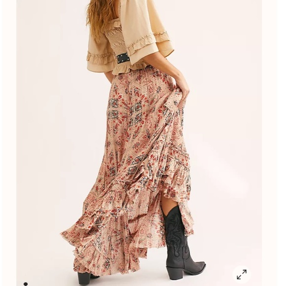 Free People Dresses & Skirts - Free People Cypress Printed Maxi Skirt